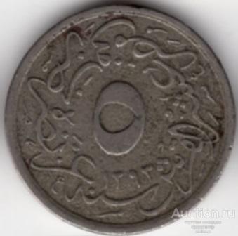 Египет 5/10 гирш куруш 1903 года 1293/27 г.х.