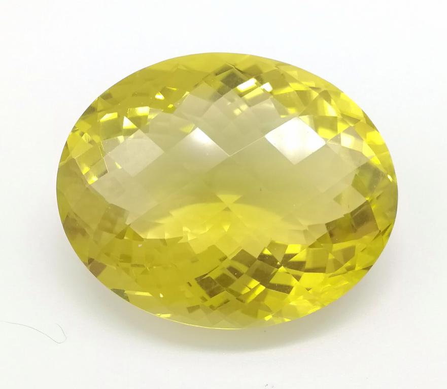Природный Большой Цитрин 73 ct Экспертиза МГЛ