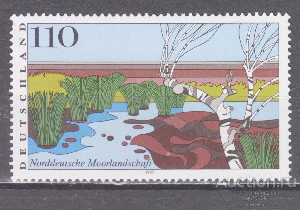 ФРГ 1997 Вересковая пустошь живопись Mi1945 MNH