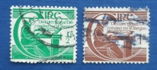 Ирландия 1944 Майкл О'Клери Sc# 128, 129 Used