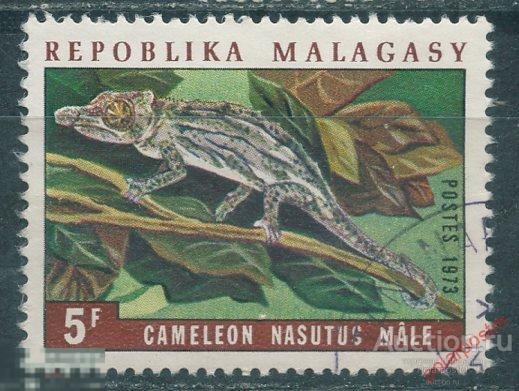 MG10 Мадагаскар 1973 684 Хамелеоны. Фауна 
