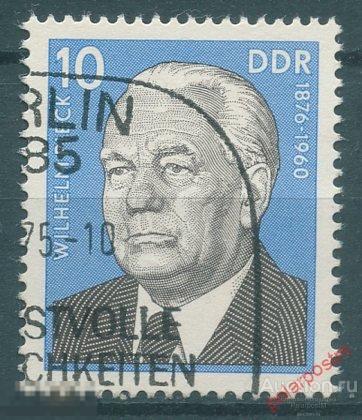 Y85 ГДР 1975 2106 100 лет со дня рождения Вильгельма Пика. 