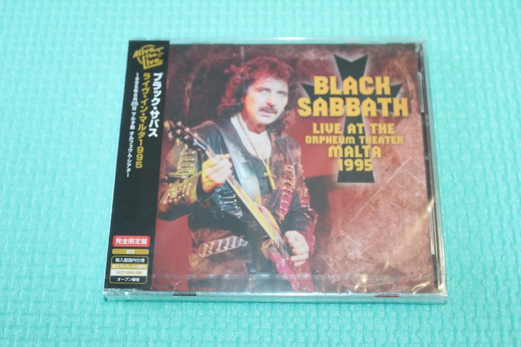 Black Sabbath / Live at the Orpheum Theater, Malta 95 / Japan 2CD