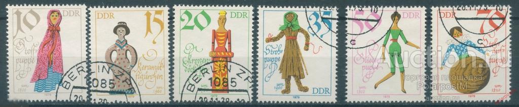Y85 ГДР 1979 2472-2477 ДЕТСКИЕ ИГРУШКИ 
