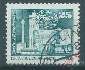 Y85 ГДР 1980 2521 Берлинские здания. Архитектура Стандартный выпуск. Маленький формат. 