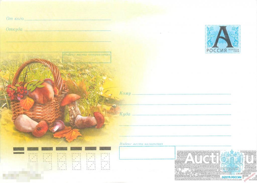 Россия 2010 10-005 Грибы 