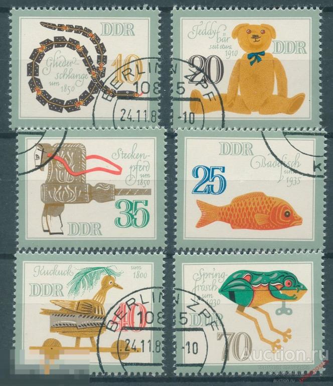 Y85 ГДР 1981 2661-2666 Исторические игрушки 