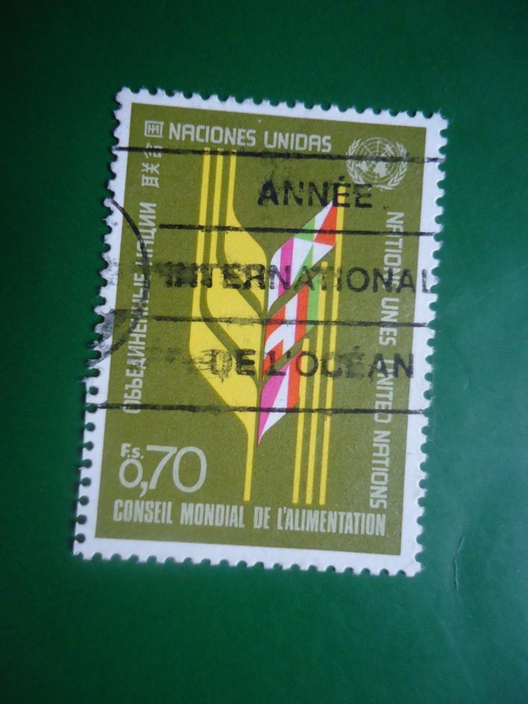 1976 г.  ООН  Женева  . гаш. без клея.