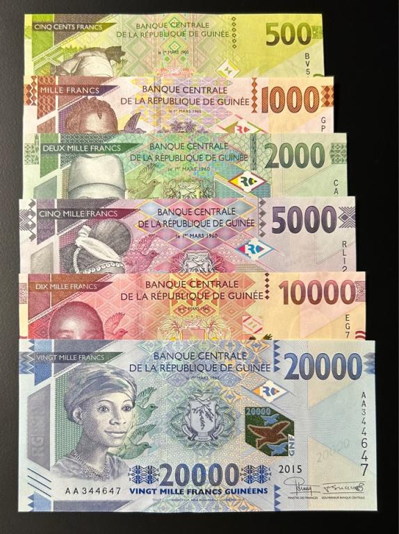 Набор Гвинея ПРЕСС/UNC