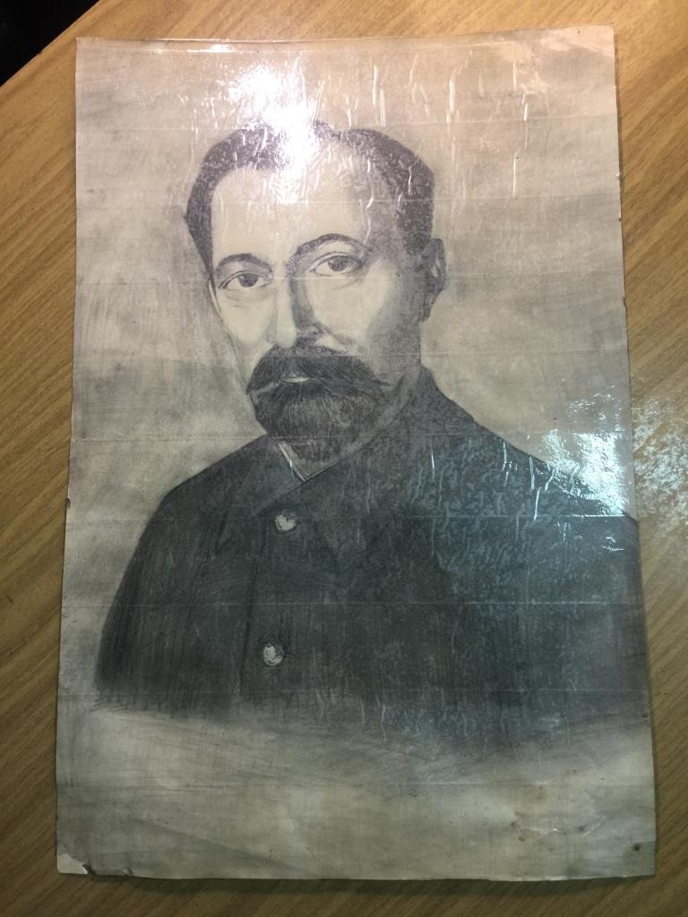 Портрет Ф.Э. Дзержинского. Подпись художника. Бумага, карандаш. Дзержинский портрет. Дзержинский.