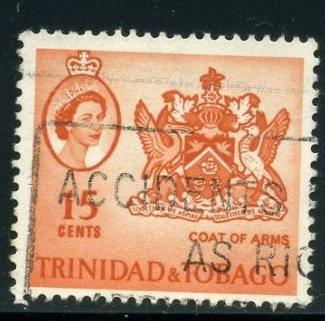 Тринидад и Тобаго 1964 год Герб Королева Елизавета II  Гаш
