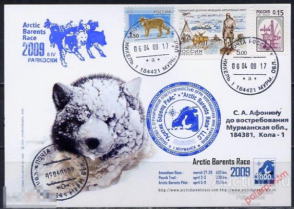 АРКТИКА ARCTIC BARENTS RASE 2009 СОБАКИ НИКЕЛЬ 