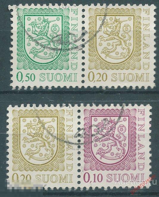 Y85 Финляндия 1976 785+818+824 Лев Герб Финляндии. Стандартный выпуск 