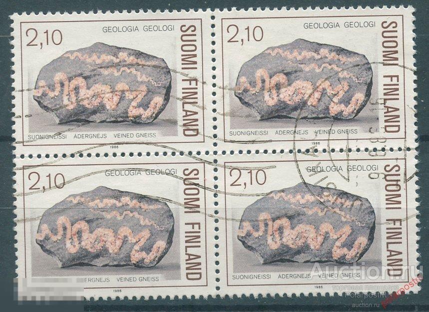 Y85 Финляндия 1986 984 Геология. Минералы 