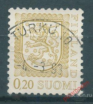 Y85 Финляндия 1977 813II Лев Герб Финляндии. Стандартный выпуск 