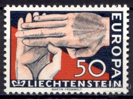 = Лихтенштейн 1962 Европа СЕПТ Europa СЕРТ сер1мар** Mi # 418 |А1-3|