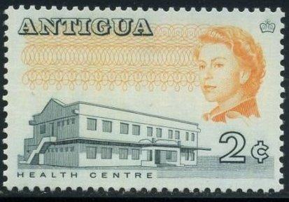 Антигуа 1966 год Центр здоровья - Королева Елизавета II MNH