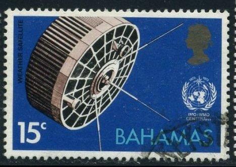 Багамы 1973 Метеорологический Спутник а - Королева Елизавета II Гаш