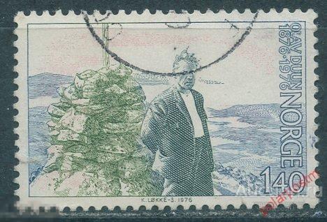 MG10 НОРВЕГИЯ 1976 731 100 лет со дня рождения Олава Данна. 