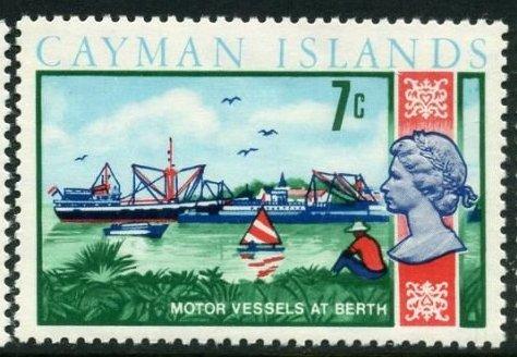 Каймановы острова 1970 год Флот Корабли в гавани MNH
