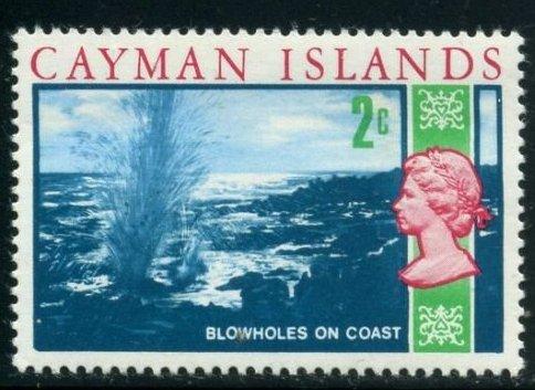 Каймановы острова 1970 год Водяной  фонтан Дыхание моря MNH