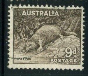 Австралия 1938 год Фауна Утконос (Ornithorhynchus anatinus) гаш