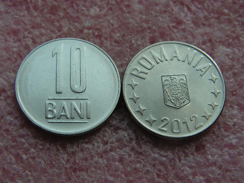 Румыния 10 бани 2012 unc