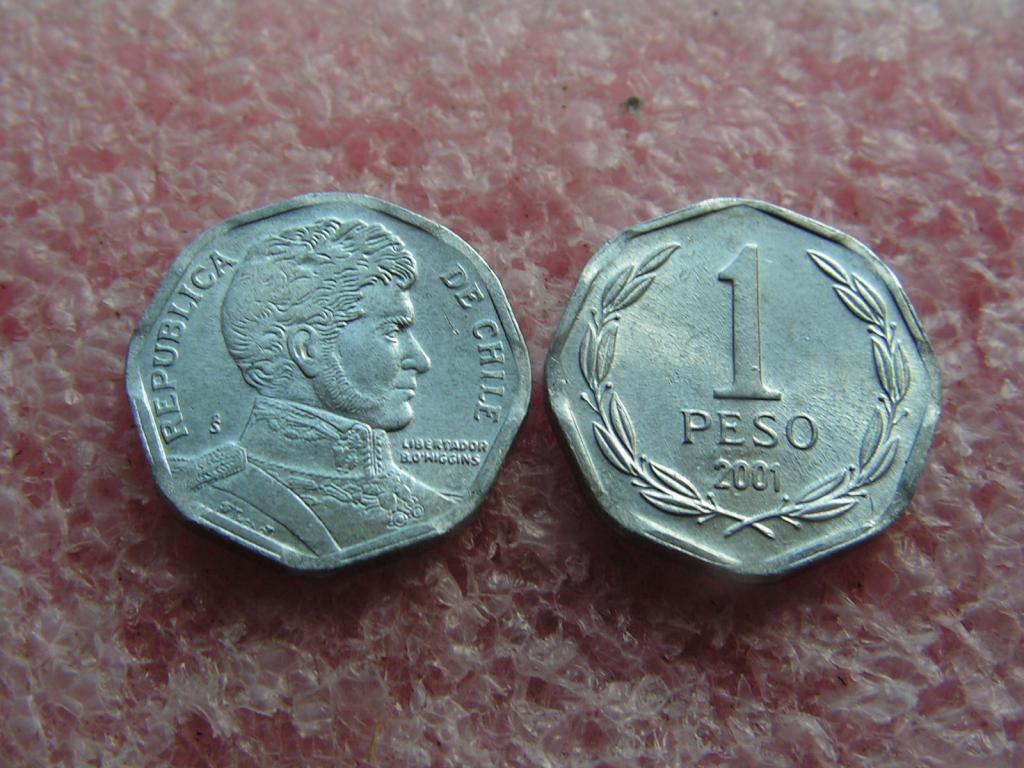 Чили 1 песо 2001 unc