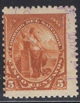 Сальвадор 1894 год  Стандарт Свобода Гаш
