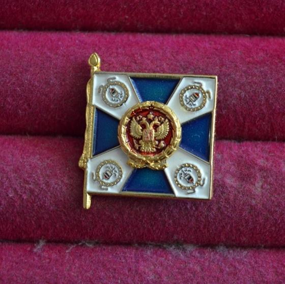 Штандарт президентского  кремлёвского полка знамя ФЛАГ КРЕМЛЬ МОСКВА   ЛИСТ № 124