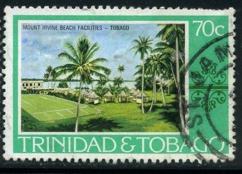 Тринидад и Тобаго 1978 год Туризм Пляжные удобства, отель Mt. Irvine Гаш