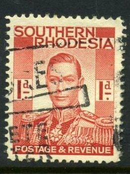 Южная Родезия  1937 год Стандарт Король Георг VI (1895-1952) Гаш