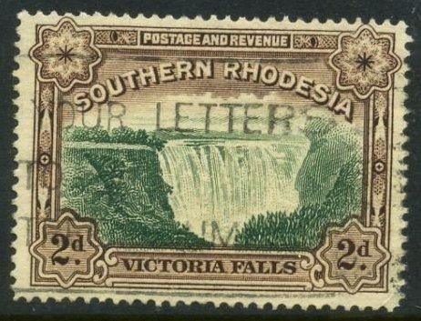 Южная Родезия  1932 год Водопад Виктория Гаш