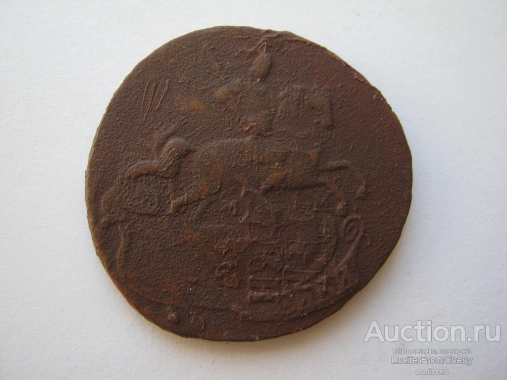 2 копейки 1763 ММ перечекан (с128239)