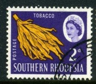 Южная Родезия 1964  год Табак - Королева Елизавета II Гаш