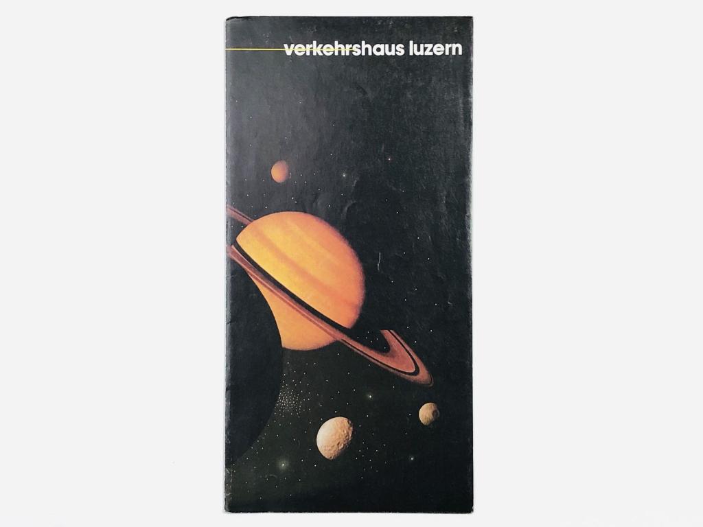 Verkehrshaus Luzern (Музей транспорта Люцерна). Буклет. План-схема музея. 1979