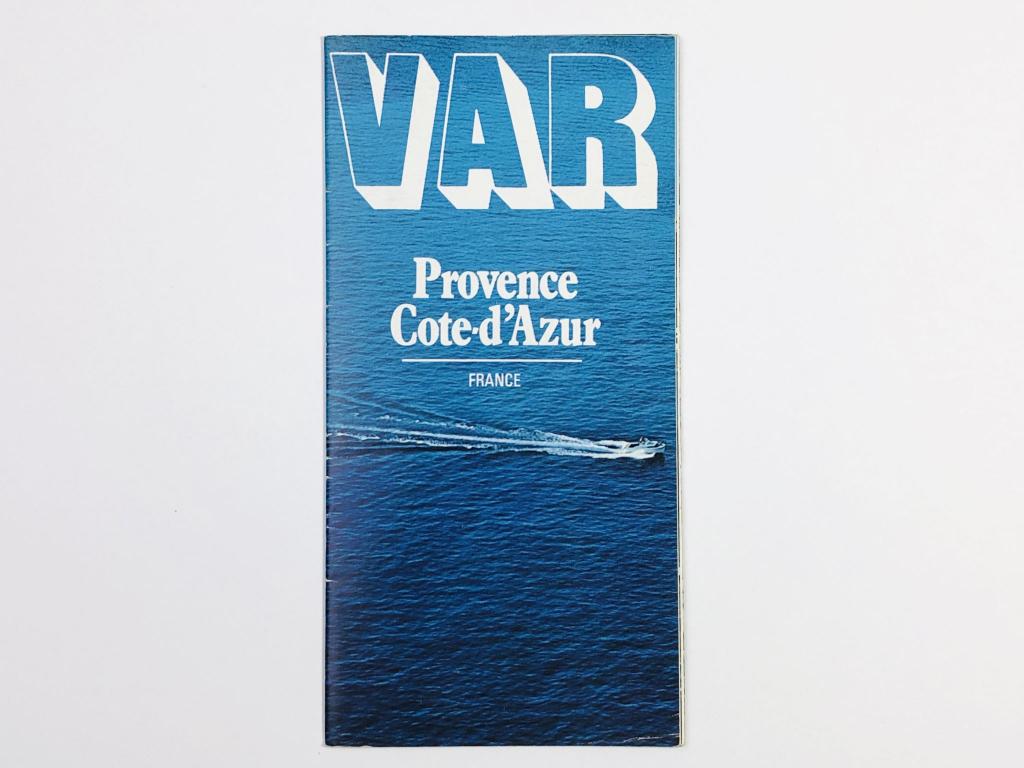 VAR Provence Cote-dAzur. France (Вар. Лазурный берег. Франция). Сложенная брошюра