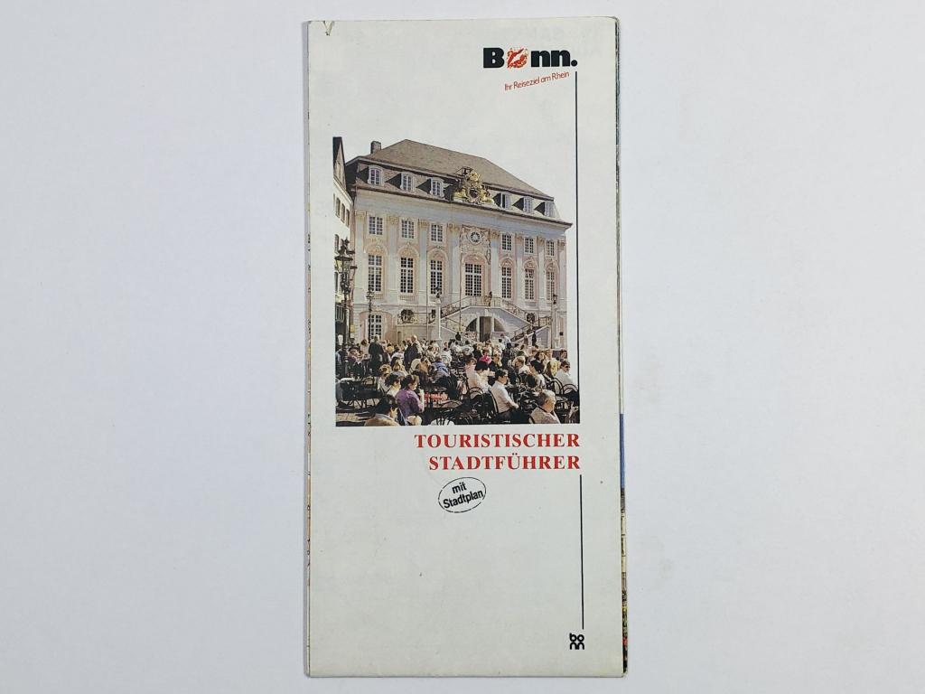 Bonn. Touristischer stadtfuhrer mit Stadtplan (Туристический путеводитель по городу с картой). 1991