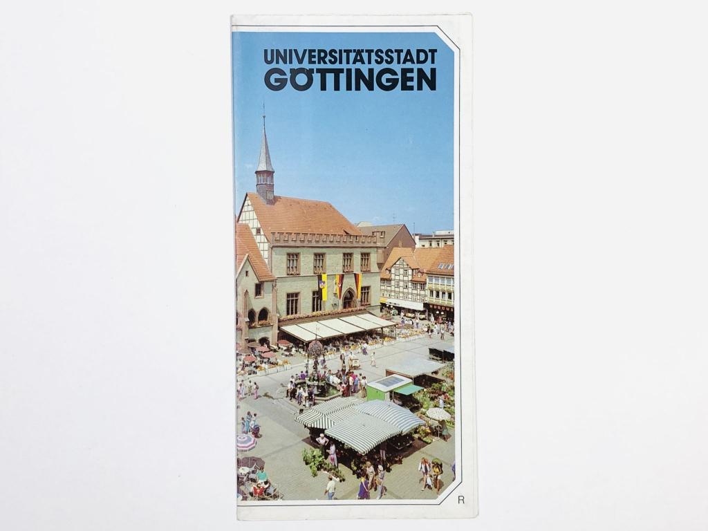 Universitatsstadt Gottingen (Университетский город Геттинген). Буклет. План-карта города. 1993