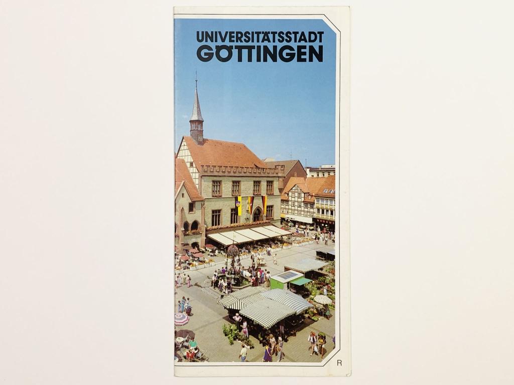 Universitatsstadt Gottingen (Университетский город Геттинген). Буклет. План-карта города. 1993