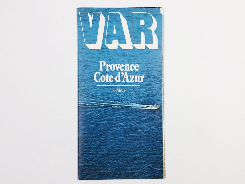 VAR Provence Cote-dAzur. France (Вар. Лазурный берег. Франция). Сложенная брошюра