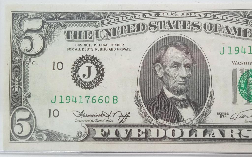 Банкнота 5 Долларов Сша Купить