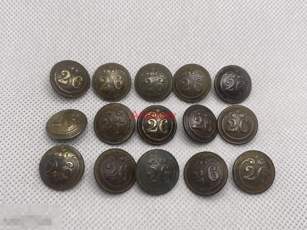 Пуговица малая Крымская война Франция № 26 цена за 1 шт 