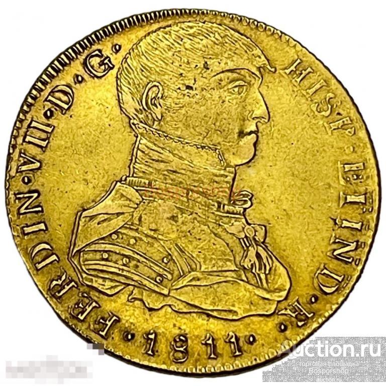 Перу 8 эскудо 1811 г. 
