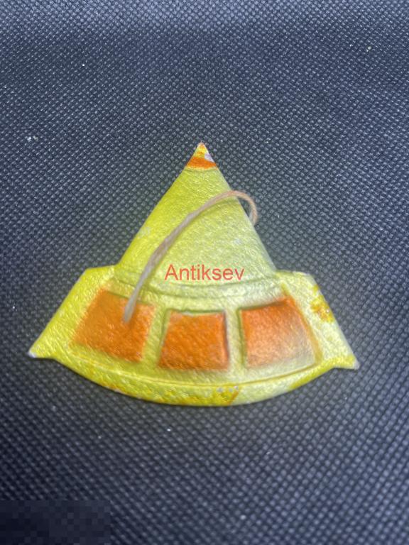 Ёлочная игрушка картонаж Спутник-2 Редкая 