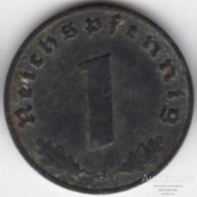 Германия 1 пфенниг 1940 года J