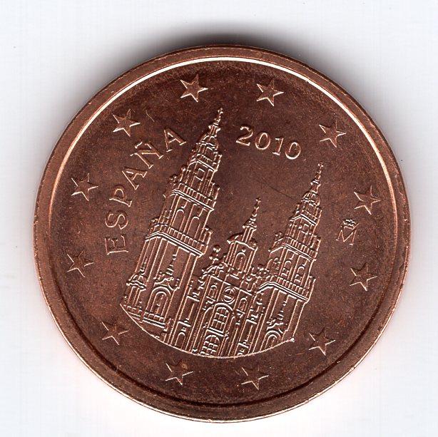 2 евроцента - Испания - 2010 - UNC