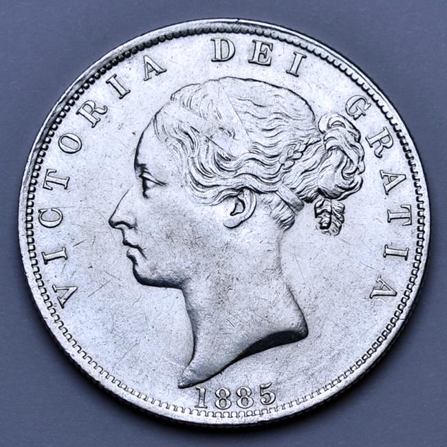 Великобритания 1/2 кроны 1885