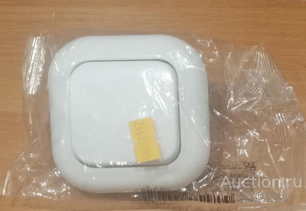 Выключатель Кунцево-Электро Валентина скрытой установки 1-кл. 6А IP20 С16-040 белый.