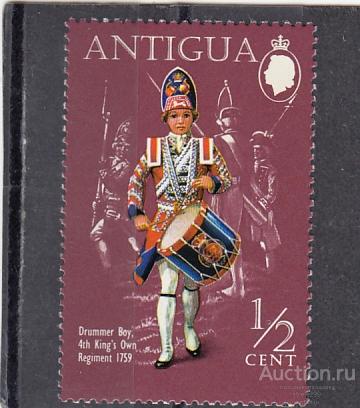 ANTIGUA  АНТИГУА  Милитария Униформа № 251 1970  Сост**  MNH